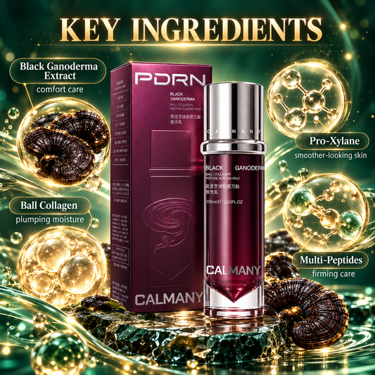 CALMANY Black Ganoderma Collagen Peptide Radiance Emulsion