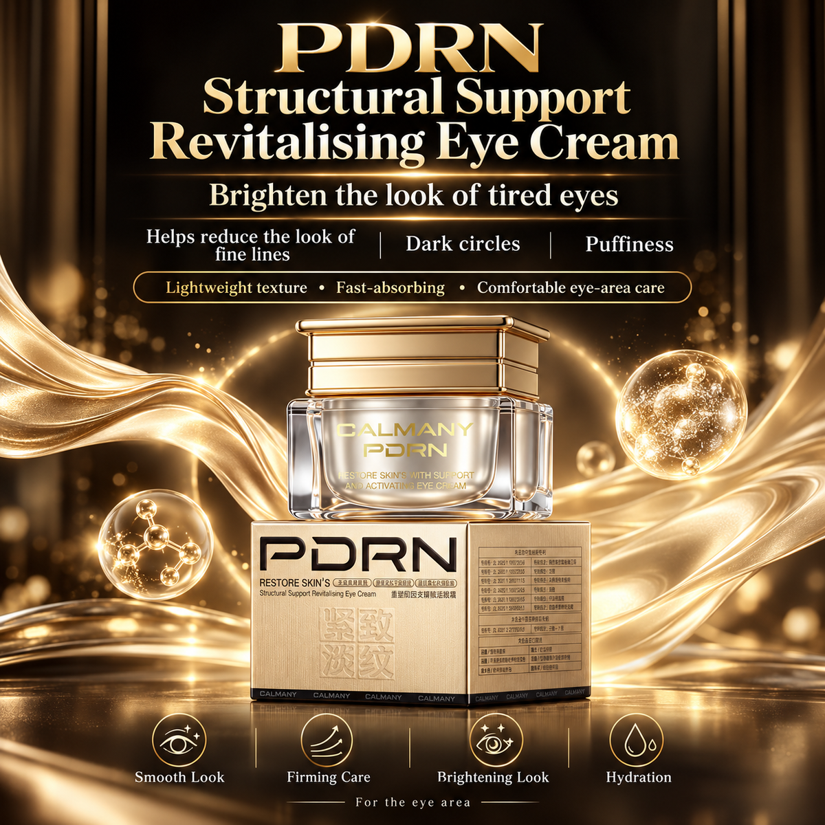 CALMANY PDRN Peptide Revitalizing Eye Cream