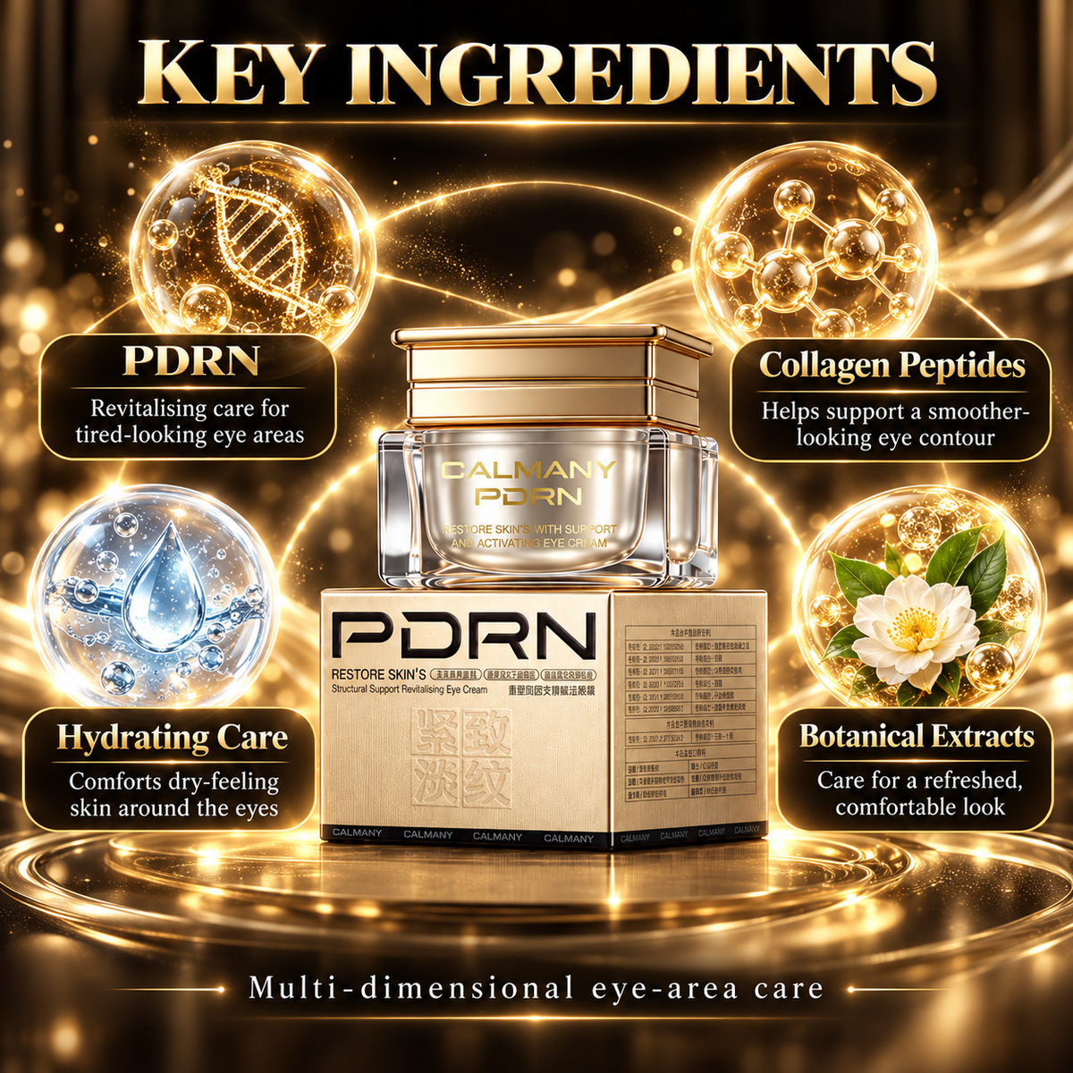 CALMANY PDRN Peptide Revitalizing Eye Cream