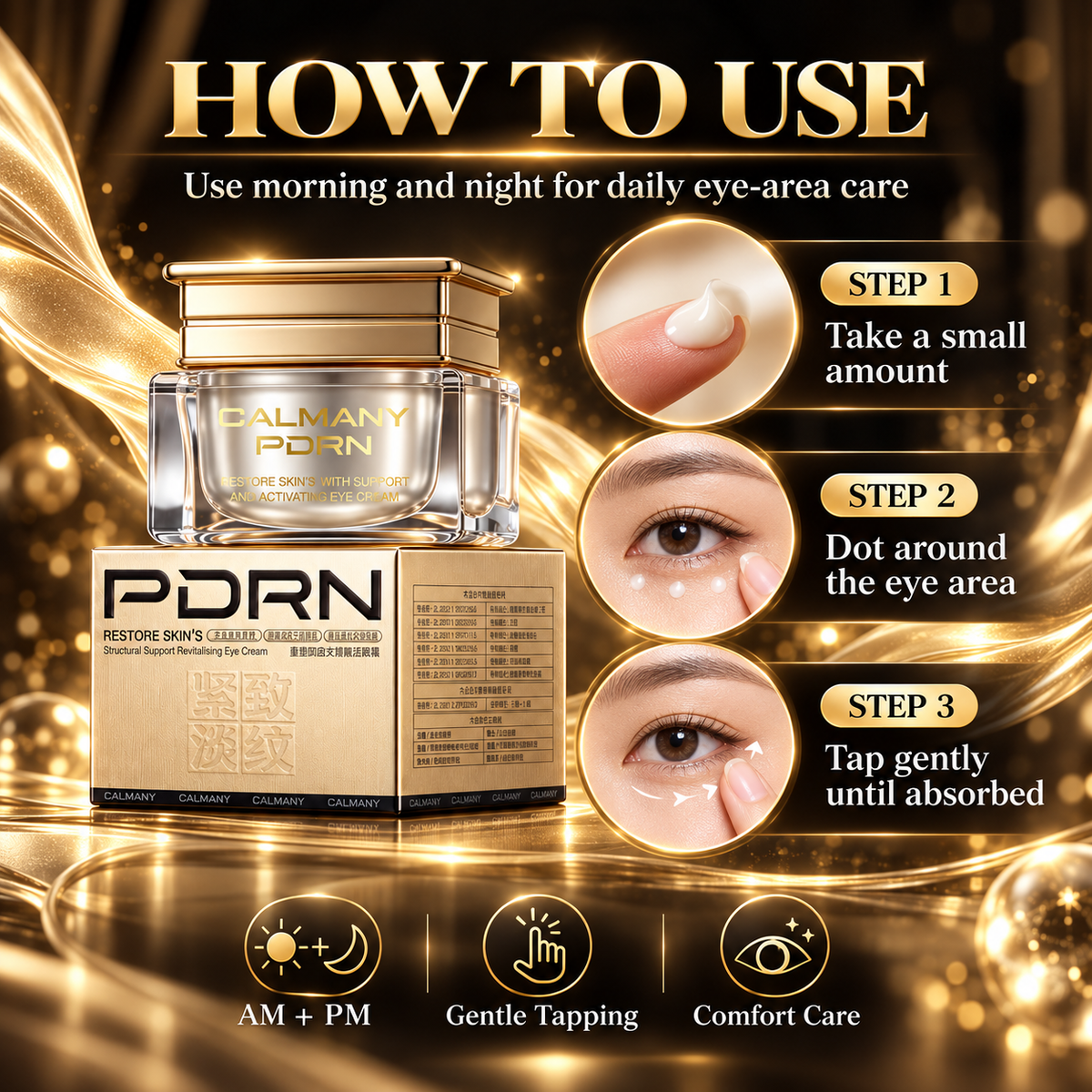CALMANY PDRN Peptide Revitalizing Eye Cream