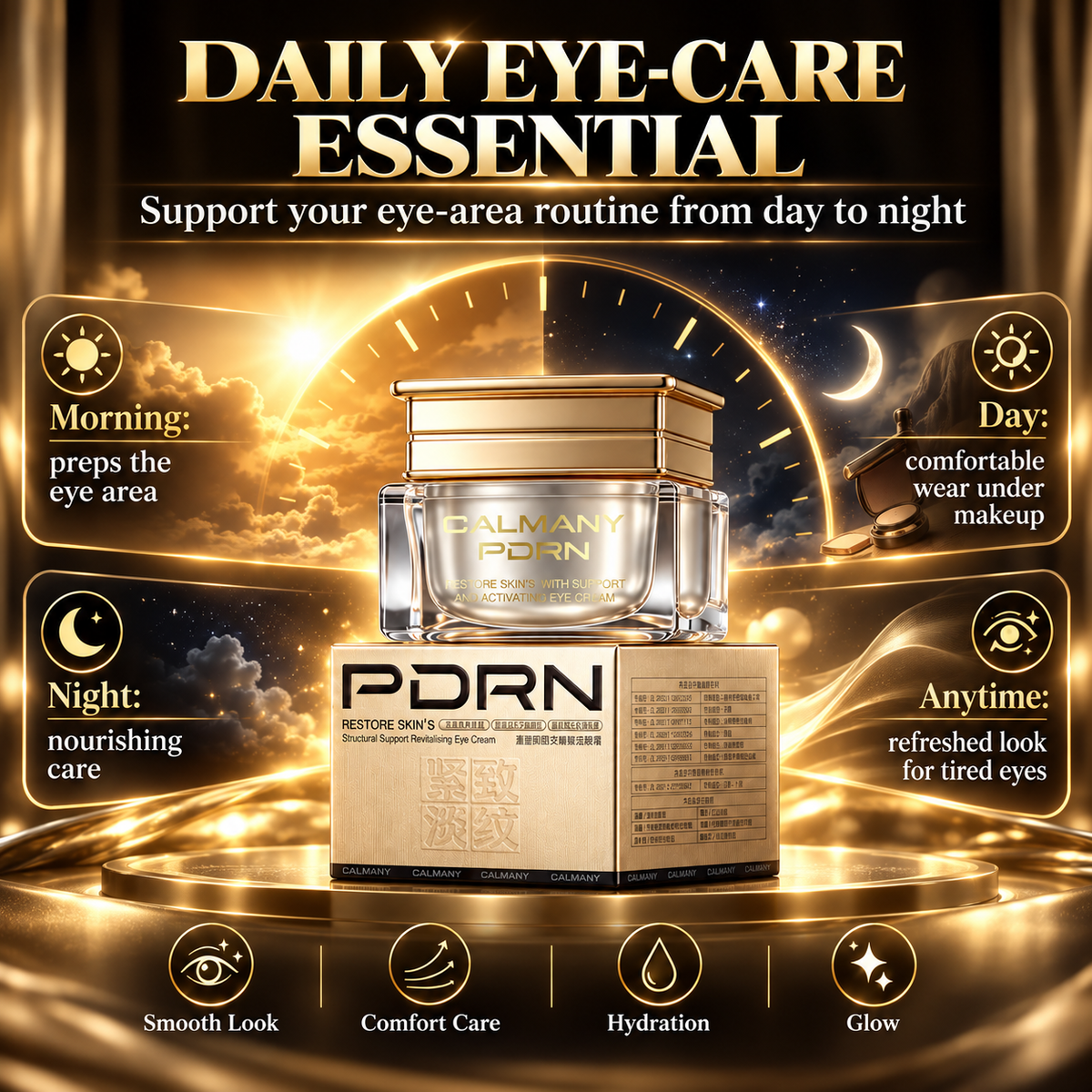 CALMANY PDRN Peptide Revitalizing Eye Cream